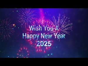 Happy New Year 2025 Text Animation | Free Download