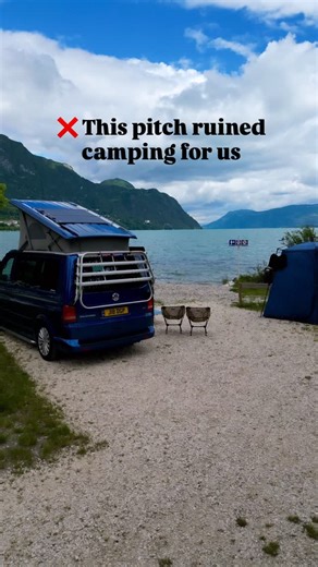 Claire | Vanlife & Outdoor swimming on Instagram: "Unfortunately this lakeside pitch ruined all other campsites for us. Because now we expect: ✔️ van on the water ✔️ wetsuit on, straight from the door ✔️ swimming towards actual mountains As vanlife open-water swimmers… this is about as good as it gets. 📍 Lac du Bourget, France 🚐 Camping International de l’Île aux Cygnes 🏊‍♀️ Direct lake access = no excuses Follow if vanlife + swimming is your kind of holiday."