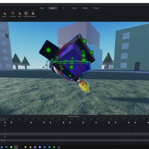 i put the choso spin into roblox studio