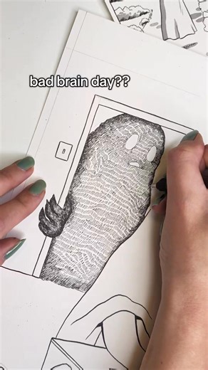 Drawing my demons to help deal with them 🦇✨ | The Sad Ghost Club