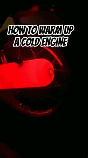how to warm up a cold engine #bikelife #engineering #mechanic