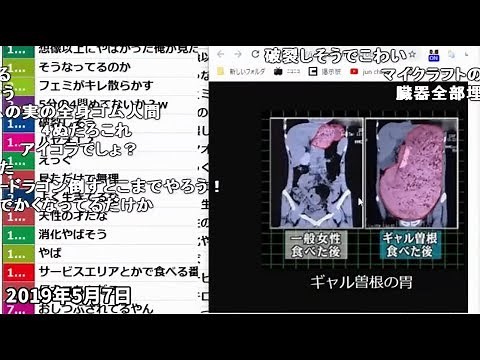 ギャル◯根の胃のレントゲンを見る加藤純一【2019/05/07】