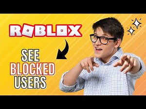 How to see blocked users on Roblox (Best Method)