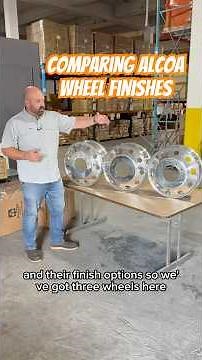 ALCOA Wheels Finish/Polish Comparison: Dura-Bright vs High Polish vs Mirror. #alcoawheels