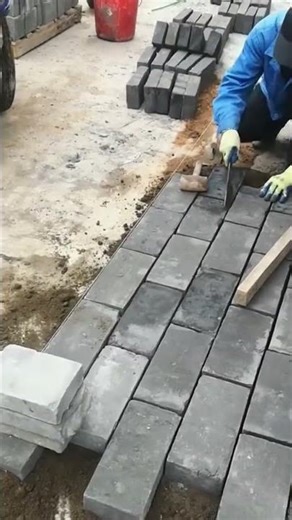Professional interlocking paver installation ensuring precise alignment and durability