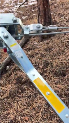 Come along winch to the rescue. #cabinlife #homestead #cabinbuild