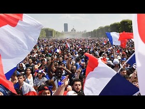 France v Croatia : Celebrations in Paris as France win the World Cup - live!
