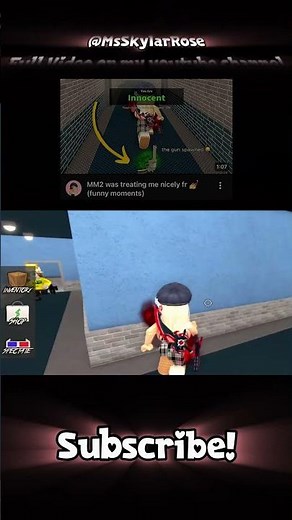 MM2 was treating me nicely fr 💅 (funny moments)