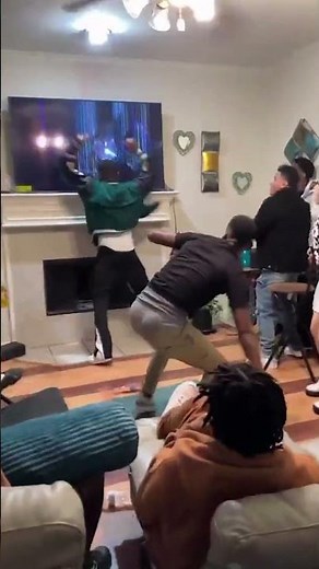 Eagles Fan DESTROYS TV After Super Bowl Loss