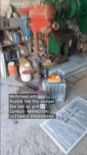 Fusible link fire damper