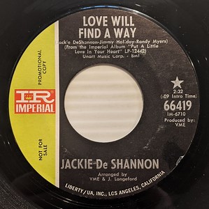Jackie DeShannon - Love Will Find A Way
