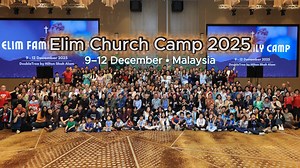 Elim Church Camp 2025 — What a powerful 4D3N encounter! 🙌 From 9–12 December, generations gathered in Malaysia for a time of worship, Word, and deep spiritual breakthrough. With services in both English and Chinese, and powerful messages by Rev. Dominic Yeo (English), Rev. Teo Kwee Keng (Chinese) and Brother Darius Foo (Children), this camp stirred hearts and renewed faith across all ages. We worshipped together. We wept at the altar. We heard God clearly. And most importantly — we left changed
