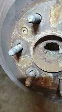 60 Second Chevy Traverse Rear Brake Job #automotiverepair #chevy #mechanic