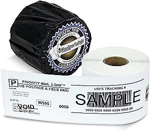 OfficeSmartLabels 2-5/16 x 7-1/2 inch Self-Adhesive1-Part Internet Postage Labels, Compatible with 99019 Labels (1 Roll, 150 Per Roll, White)