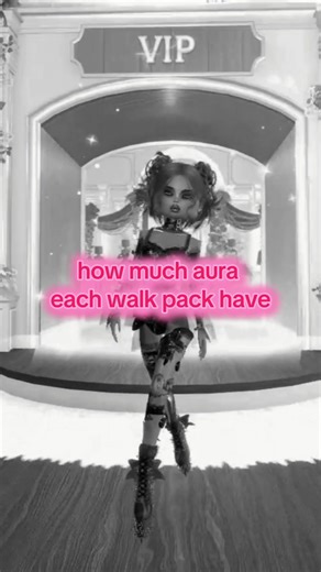 Exploring Walk Packs: Aura Ratings in Roblox