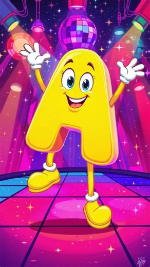 'A' Singing ABCD Song #abcd #alphabet #kidssongs #abc