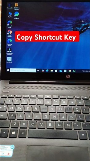 Copy Paste Shortcut Key in Laptop | Computer Copy Paste Shortcut Key