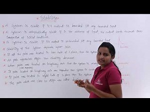 Introduction to Stability Video Lecture - Electronics and Communication Engineering (ECE)