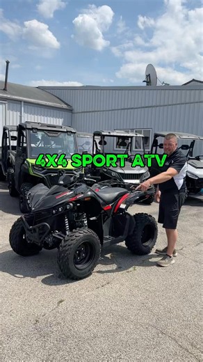 4x4 Sport Quad made by KYMCO. The maxxer 450i is worth looking at. ‪@kymcoadvertising‬