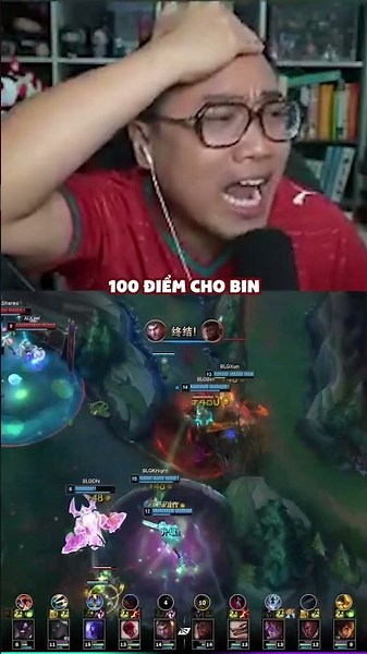 100 points for Bin #shorts #leagueoflegends #lu