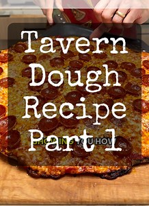 TAVERN STYLE RECIPE. My recipe for three 14-16 inch pizzas: -547g bread flour -22.5g cornmeal (4%) -3g instant yeast (.5%) -12g salt (2.1%) -6g sugar (1%) -285g water (90°) (50%) -45g olive oil (8%) #pizza #recipe | Dave's Pizza Oven