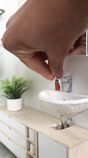 DIY Miniature Soap Bottle for Dollhouse Modern Miniatures