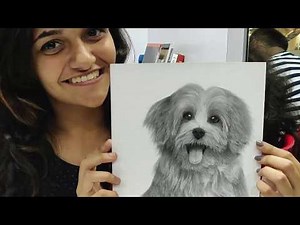 How to draw Hyper-Realistic Dog Sketch | Portrait Sketch of Dog | Timelapse | Pencil Perceptions