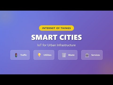Smart Cities: How IoT is Transforming Urban Infrastructure | Internet of Things Explained