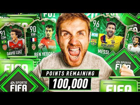 What do you get from 100,000 FIFA points on Shapeshifter packs?