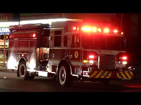 Chester Bureau of Fire Engine 81 Responding