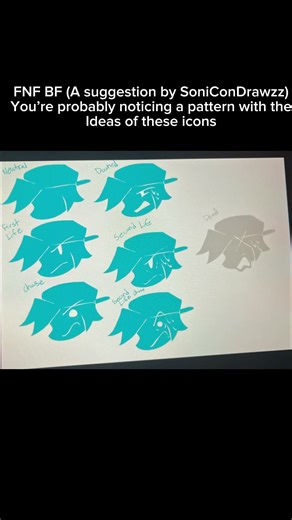 Making Fanmade Outcome Memories Icons! #fnf #sonicthehedgehog #sonicexe #art #sega #outcomememories