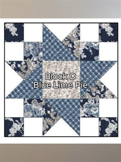 Blueberry Fields sew along Block D Blue Lime Pie walk through #blueberryfields26 #quilt #quilting #quiltersoftiktok @Carma Lou Hawn