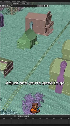 How to color your scene #b3d #blender3d #blendercommunity