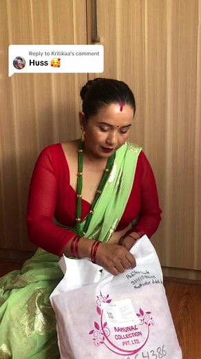 Replying to @Kritikaa #fypシ #hamrochad @Karunaz Collection