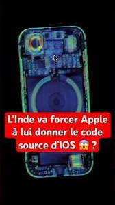 India will force Apple to give them the iOS source code 😱? #iphone #apple #ios #android #india