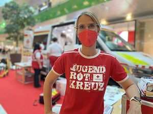 Bilder und Video: Erste-Hilfe-Landesbewerb kürt Sieger im Einkaufszentrum