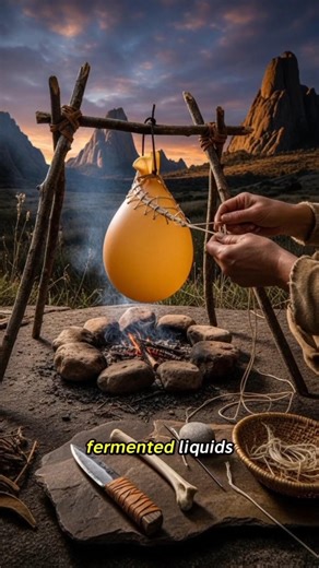 Ancient Methods of Creating Waterproof Bags from Animal Bladders