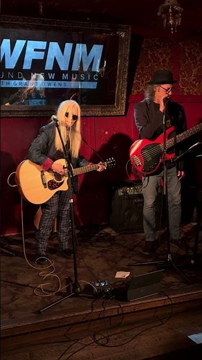 Astrid Young at Bar Lubitsch 1/29/26 singing “The Beautiful Get Away With Murder.””