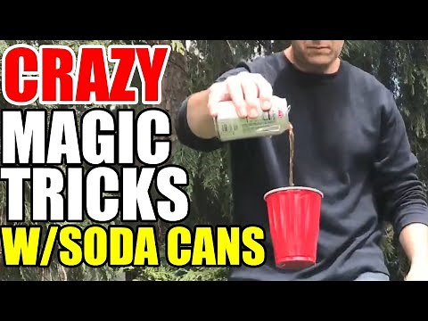 5 CRAZY tricks with a SODA CAN!
