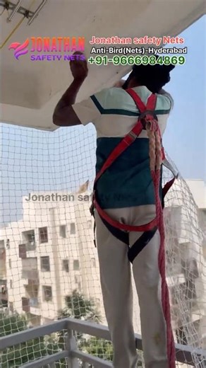Apartments Anti - Pigeon (Bird) nets | Jonathan safety Nets