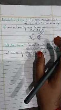Even vs Odd Numbers (Easy Explanation) | # play with numbers | # shorts | # viral