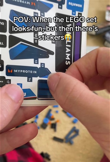 LEGO F1 Williams Set: Fun Build with Stickers