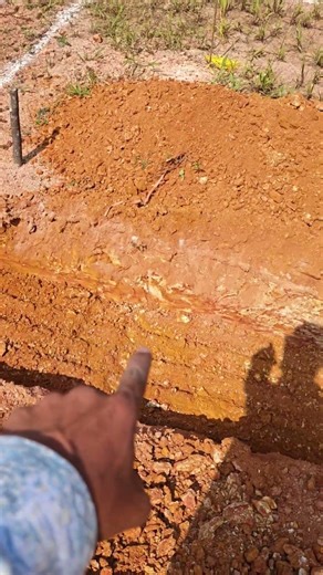 excavation of rubble foundation (load bearing) #construction #engineering