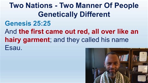There Is No Nation On Earth Claiming To Be Esau But They Still Exist Today - Genesis 25:1-34 ----- All Scriptures From Genesis To Revelation Are Written To, For And About The Two Kingdoms Of The Twelve Tribes Of Israel. Yahawah Chose Abraham, Isaac, And Jacob/Israel And Their Seed Out Of All The Other People On The Earth. Yahawashi Is The Messiah Of The Two Kingdoms Of The Twelve Tribes Of Israel. Unless You Know Who The True Children Of Israel Are, You Will Not Understand The Scriptures. https:
