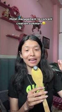 Hotel management to content creation 🫣🫣