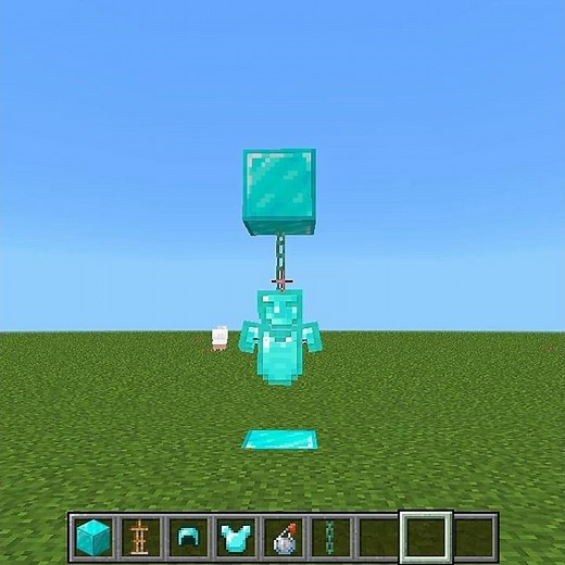 ARMOUR HANGER|| minecraft viral tik tok hack| minecraft build tutorial #shorts