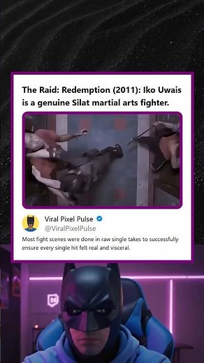The Raid Redemption 2011 Iko Uwais is a Real Silat Fighter Most Fight Scenes Were Done in Single Tak