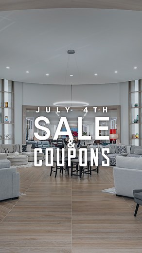 Rooms To Go on Instagram: "Stars, Stripes and Savings!  Shop our July 4th Sale & Coupons today to claim the furniture of the summer. Link in bio. + ICYDK, our showrooms are OPEN tomorrow  #roomstogo #july4th #furniture #shopping #homedesign"