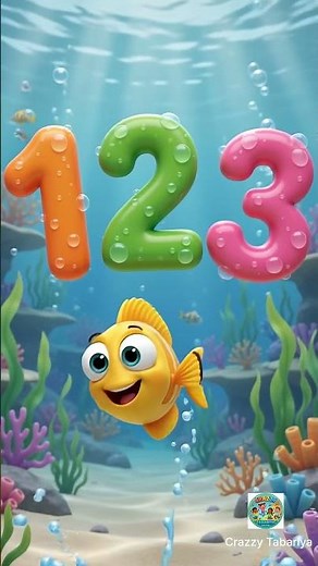 Ten Little Fish Song 🐟 | Counting 1 to 10 for Toddlers | Nursery Rhymes