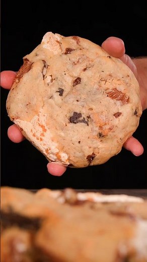 Fluffernutter Monster Cookies 🍪 #food #cooking #asmr #cookies